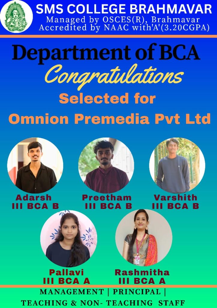 Placement drive celebration