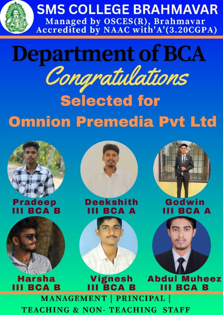 Placement drive celebration